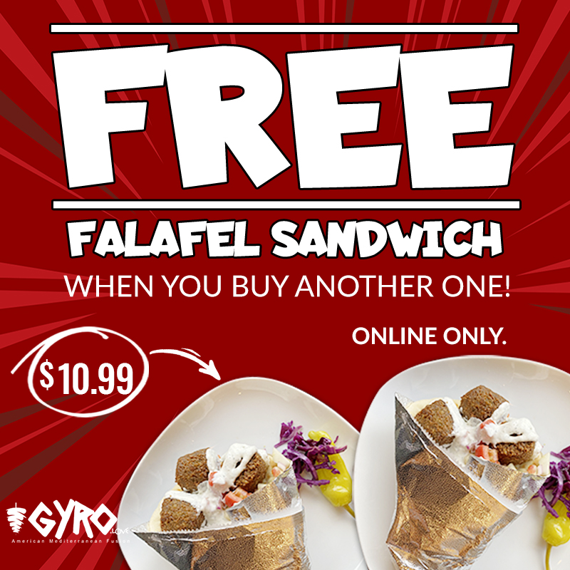 Free Falafel Sandwich