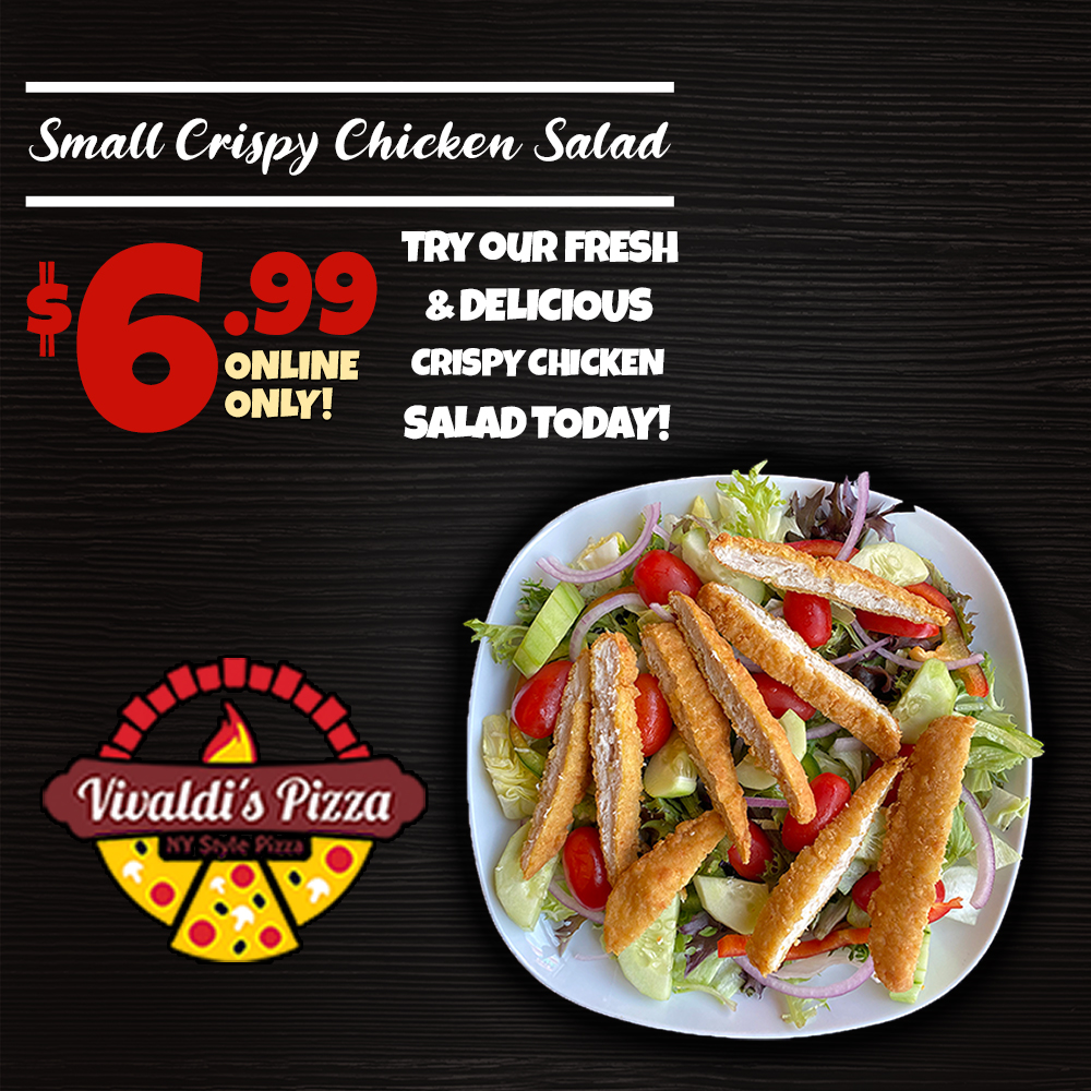 Small Crispy Chicken Salad for $6.99