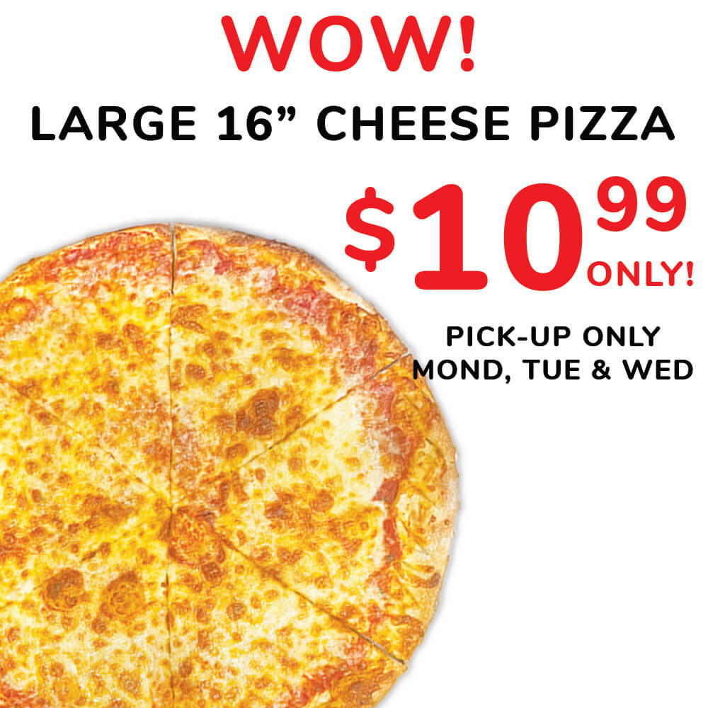 WOW, It’s $10.99 Pizza Time! Get offer & SAVE $5.00
